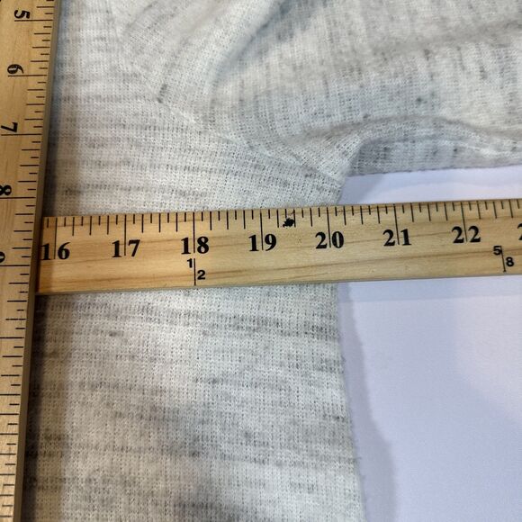 Anthropologie‎ Maeve Risa Hacci Tunic Sweater Sz L Grey Marled Cowl Neck Relaxed - Picture 14 of 16